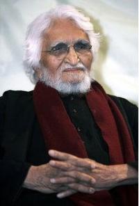 Portrait of Maqbool Fida Husain